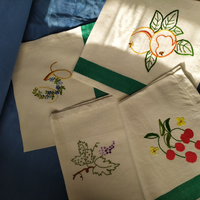 Biancheria per la casa ricamata a mano