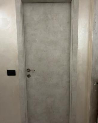 Porta interna effetto cemento LeroyMarlin completa