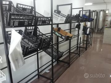 scaffalatura per ortofrutta,pane,piante,espositore