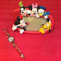 Set Topolino portafoto + orologio