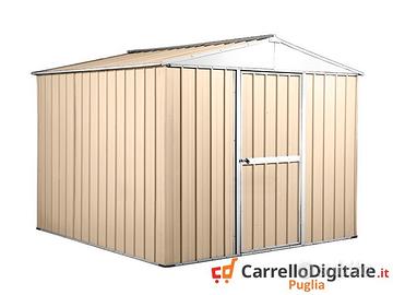Box porta attrezzi in lamiera 276x260 beige