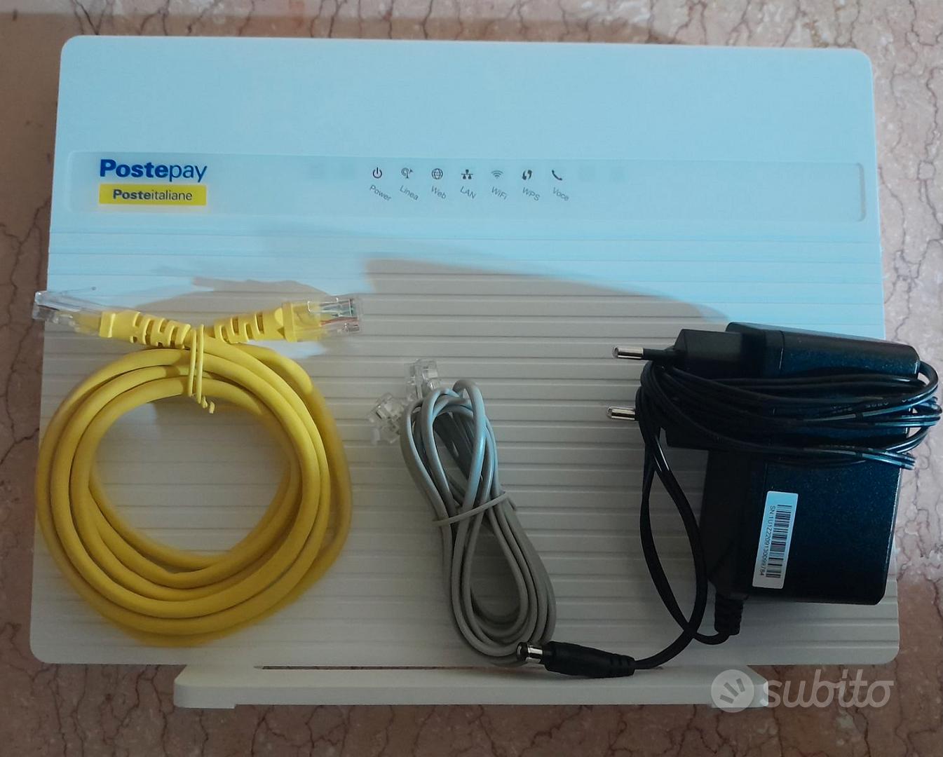 Modem Router MODELLO ZTE ZXHN H3140 POSTE ITALIANE - Informatica In ...