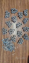 N. 150 NUOVI Dadi esagonali M10 INOX A2-70