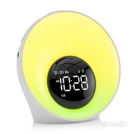 Sveglia Simulatore Alba 30 Suoni Rilassanti RGB