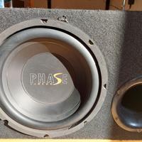 Subwoofer Phase Linear Highgrade + Ampli Impact