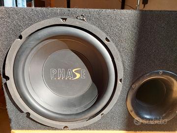 Subwoofer Phase Linear Highgrade + Ampli Impact