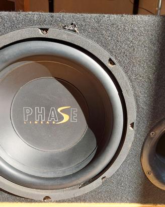 Subwoofer Phase Linear Highgrade + Ampli Impact