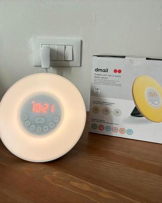 Sveglia luminosa DMail Brandani luci suoni natura
