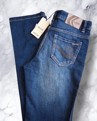 Geox Jeans Donna Y2K Regular Fit Blu Denim IT 40