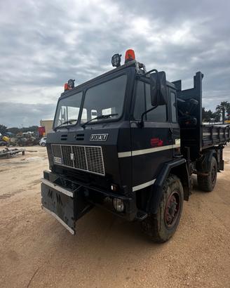Iveco 4x4 ribaltabile e gru