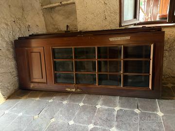 Porte in legno massello con telaio