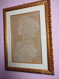 Quadro a uncinetto