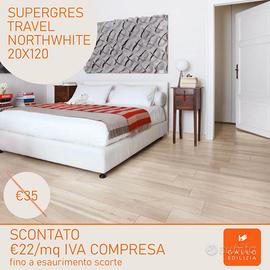 Gres porcellanato effetto legno Travel Northwhite