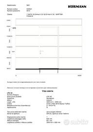Porta sezionale Hörmann 3 m x 2 m