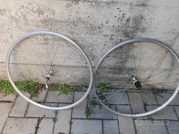 Ruote corsa 28 vintage Ambrosio Campagnolo 8v