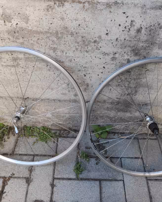 Ruote corsa 28 vintage Ambrosio Campagnolo 8v