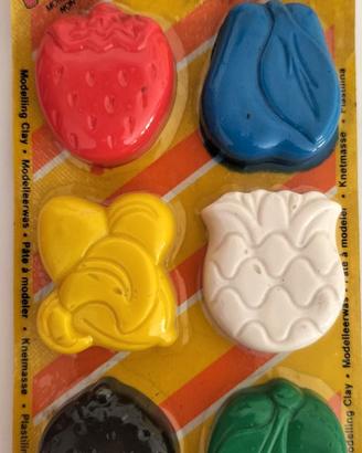 AdicaPongo fruttini vintage raro anni70 plastilina