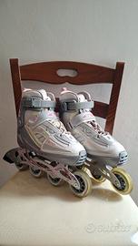 Pattini a rotelle regolabili n. 38/41