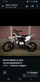 Moto cross 125 uso privato