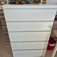 cassettiera 5 cassetti