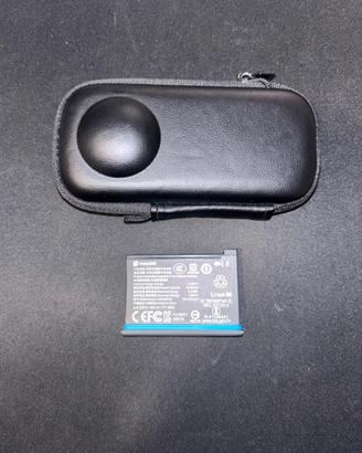 insta 360 X2 batteria e custodia rigida 