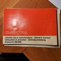 Libretto Uso e Manutenzione Cagiva Alazzurra