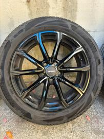 CERCHI MAK17 + BRIDGESTON TURANZA  215/55/17