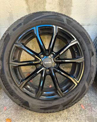 CERCHI MAK17 + BRIDGESTON TURANZA  215/55/17