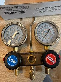 TECNOGAS Gruppo Manometrico 4 Vie DA REVISIONARE