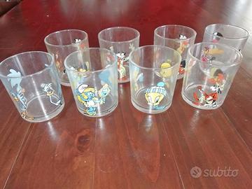 bicchieri Nutella anni 80/90