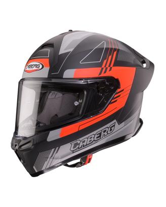 Casco CABERG Integrale Roxter NERO ROSSO