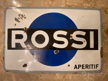 Insegna smaltata Martini Rossi trga cartello epcoa