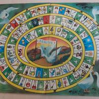 Vecchio cartonato Gioco Dell'oca