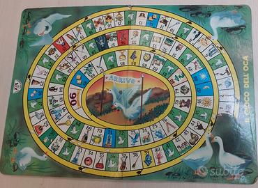 Vecchio cartonato Gioco Dell'oca