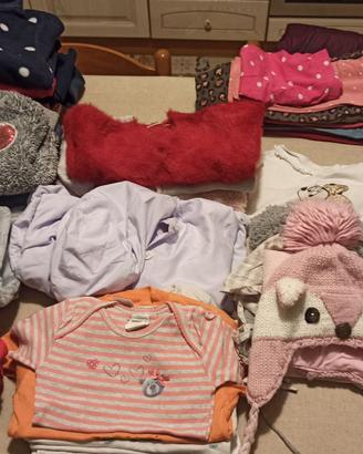 Vestiti vari da bambina 18-36m 