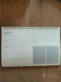 Planner settimanale