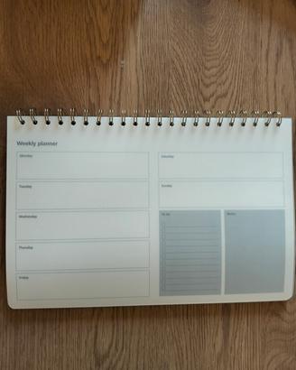 Planner settimanale