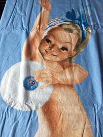 TeloMare Felce Azzurra in doppio tessuto 148X91 cm