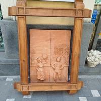 Magnifico bassorilievo in terracotta VINTAGE