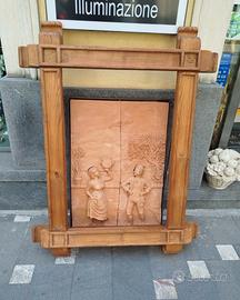 Magnifico bassorilievo in terracotta VINTAGE