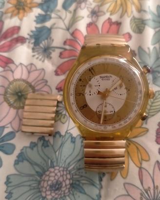Orologio Swatch Chrono Golden Globe 