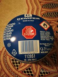 lampade a gas+bombolette butano