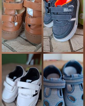 scarpe neonato chicco, naturino, adidas misura 21
