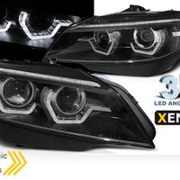 Fari anteriori xenon bmw z4 e89 angel eyes 3d led