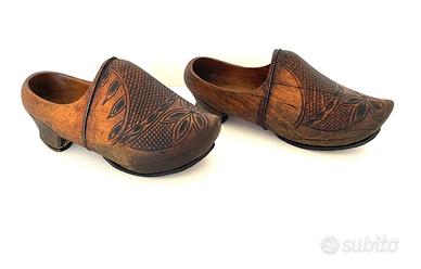 Zoccoli antichi da donna francesi (Alvernia)