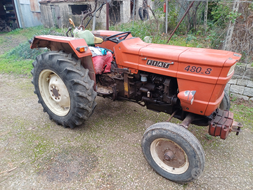Trattore FIAT 480.8 monotrazione + attrezzi
