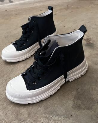 Sneakers Alte Platform Nere --- Nuove ---