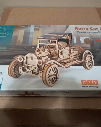 UGEARS Retro Car UGR-T modellino/puzzle 3D 
