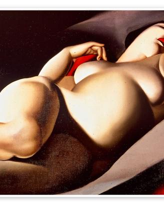 Poster de Lempicka "La bella Raffaela" corn. legno
