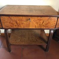 Mobile Art Decò con anta ribalta e ripiano